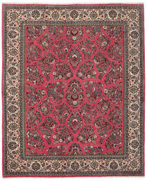  Persian Sarouk Fine Rug 220X262 Dark Red/Black