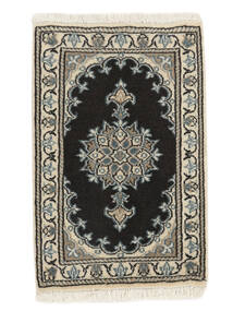 Nain Rug Rug 40X60 Black/Brown Wool, Persia/Iran Carpetvista