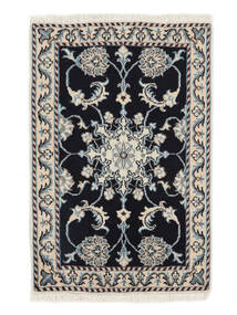  Nain Rug 58X88 Persian Wool Black/Dark Grey Small Carpetvista