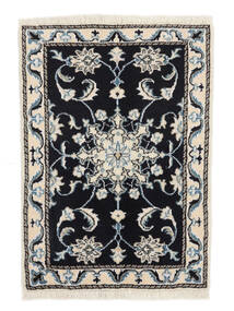  Nain Rug 60X84 Persian Wool Black/Dark Grey Small Carpetvista