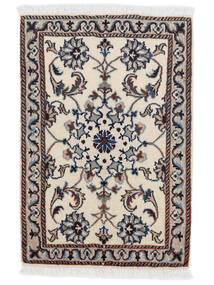 Nain Teppich 61X90 Beige/Schwarz Wolle, Persien/Iran Carpetvista