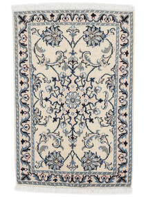  Nain Rug 60X90 Persian Wool Dark Grey/Beige Small Carpetvista