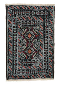  Baluch Rug 63X95 Persian Wool Black/Dark Grey Small Carpetvista
