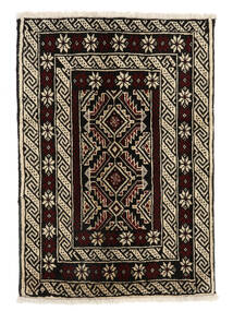  Persian Baluch Rug 63X90 Black/Orange Carpetvista