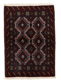絨毯 バルーチ 67X91 ブラック/茶色 (ウール, ペルシャ/イラン)