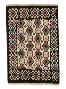  Baluch Rug 60X86 Persian Wool Black/Orange Small Carpetvista