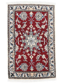 56X88 Tappeto Orientale Nain Rosso Scuro/Beige (Lana, Persia/Iran) Carpetvista