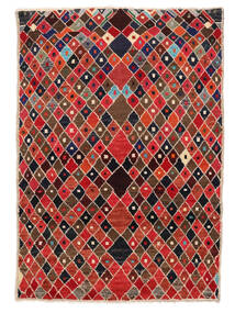 Koberec Moroccan Berber - Afghanistan 114X163 Tmavě Červená/Černá (Vlna, Afghánistán)