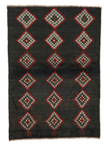 96X137 Χαλι Moroccan Berber - Afghanistan Σύγχρονα Μαύρα/Σκούρο Κόκκινο (Μαλλί, Αφγανικά) Carpetvista