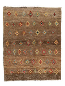  Moroccan Berber - Afghanistan 109X137 Wool Rug Brown/Black Small Carpetvista