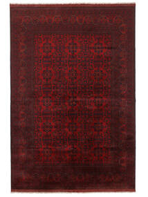 Tappeto Orientale Afghan Khal Mohammadi 205X301 Nero/Rosso Scuro (Lana, Afghanistan)