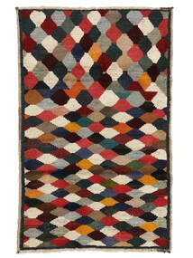 Moroccan Berber - Afghanistan Rug 117X182 Black/Brown Wool, Afghanistan Carpetvista