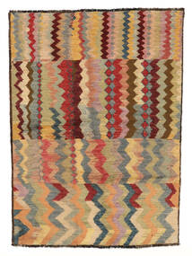 124X170 Tapete Moroccan Berber - Afghanistan Moderno Castanho/Vermelho Escuro (Lã, Afeganistão) Carpetvista