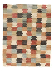  Kilim Modern Rug 145X185 Wool Brown/Orange Small Carpetvista
