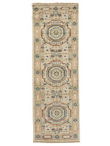80X239 絨毯 ウサク インド オリエンタル 廊下 カーペット ベージュ/オレンジ (ウール, インド) Carpetvista