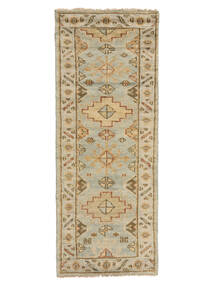  Orientalischer Kazak Indisch Teppich 79X208 Läufer Orange/Braun Wolle, Indien Carpetvista