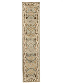 78X359 絨毯 オリエンタル ウサク インド 廊下 カーペット 茶色/オレンジ (ウール, インド) Carpetvista