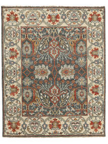 絨毯 オリエンタル ウサク インド 244X306 茶色/グリーン (ウール, インド)