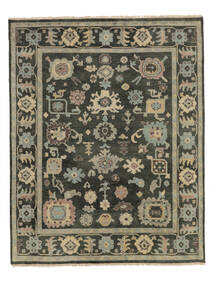 絨毯 オリエンタル ウサク インド 235X296 黒/ダークイエロー (ウール, インド)