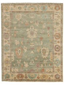 277X356 絨毯 オリエンタル ウサク インド ダークイエロー/茶色 大きな (ウール, インド) Carpetvista