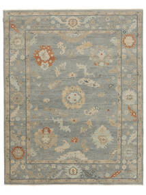 246X305 絨毯 オリエンタル ウサク インド ダークイエロー/ダークグリーン (ウール, インド) Carpetvista