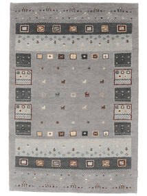  120X180 Gabbeh Indisch Fine Teppich Dunkelgrau/Grau Indien Carpetvista
