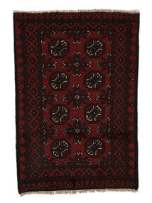  Afghan Fine Rug 70X110 Wool Black Small Carpetvista