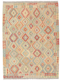  Kilim Afghan Old Style Tapis 170X240 De Laine Orange/Marron Carpetvista