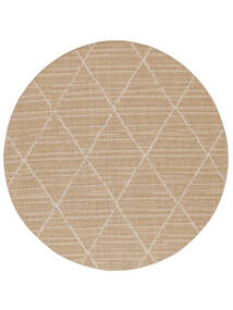  Indoor/Outdoor Rug Ø 240 Washable Large Mezzo - Beige/White