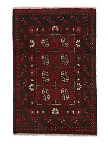  Orientalisk Afghan Fine Matta 78X119 Svart/Brun Ull, Afghanistan Carpetvista