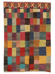119X170 Moroccan Berber - Afghanistan Teppich Moderner Dunkelrot/Schwarz (Wolle, Afghanistan) Carpetvista