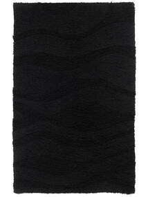 Breeze Tapis De Bain Noir 50X80 Uni Coton Lavable