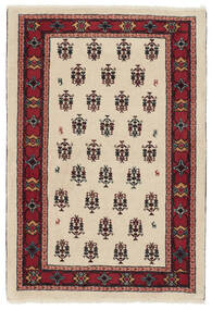100X145 Loribaft Fine Perzisch Vloerkleed Modern Beige/Zwart (Wol, Perzië/Iran)