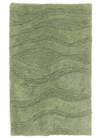 Breeze Tappeto Da Bagno Verde 50X80 Monocromatico Cotone Lavable