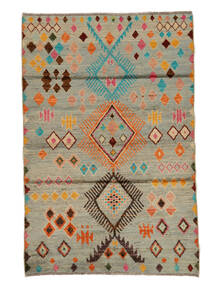 Moroccan Berber - Afghanistan Rug 117X178 Dark Yellow/Brown Wool, Afghanistan Carpetvista