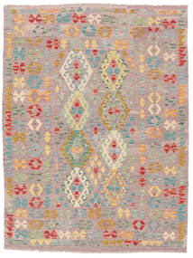  Kilim Afghan Old Style Rug 182X240 Wool Brown/Green Carpetvista