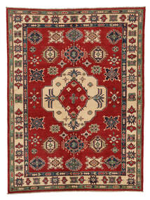  173X228 Kazak Fine Teppich Dunkelrot/Braun Afghanistan Carpetvista