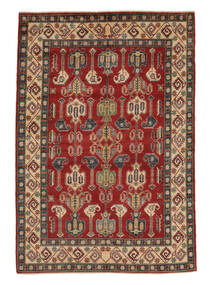  180X280 Kazak Fine Rug Dark Red/Brown Afghanistan Carpetvista