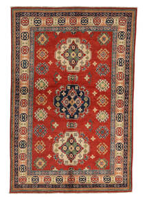  Oriental Kazak Fine Rug 145X220 Dark Red/Brown Wool, Afghanistan Carpetvista