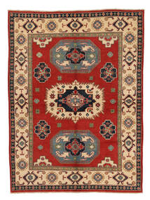 Kazak Fine Rug 175X233 Dark Red/Brown Wool, Afghanistan Carpetvista