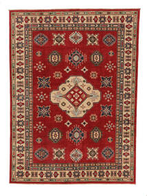  187X256 Kazak Fine Teppich Dunkelrot/Braun Afghanistan Carpetvista