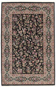  Oosters Isfahan Sherkat Farsh Vloerkleed 145X222 Zwart/Bruin Perzië/Iran