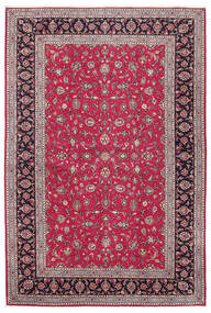 200X296 絨毯 オリエンタル カシャン Fine ダークレッド/ブラック (ウール, ペルシャ/イラン)