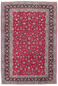200X298 Tapete Kashan Oriental Vermelho Escuro/Cinza Escuro (Lã, Pérsia/Irão)