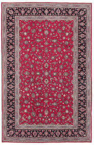  192X307 Kashan Szőnyeg Sötétpiros/Barna Perzsia/Irán
