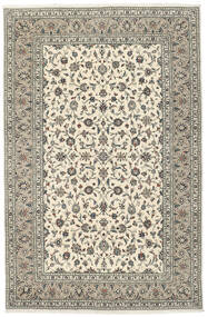  Orientalischer Keshan Teppich 203X312 Schwarz/Gelb Wolle, Persien/Iran
