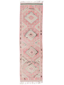  Orientalischer Kelim Vintage Türkei Teppich 94X334 Läufer Rot/Orange Wolle, Türkei Carpetvista