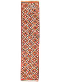  Kelim Vintage Turkki Matot 82X350 Ruskea/Tummanpunainen Carpetvista