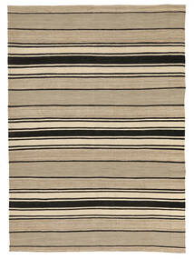  251X347 Striped Large Kilim Modern Rug Wool, Carpetvista