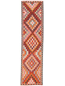  Kelim Vintage Tyrkiske Teppe 87X342 Mørk Rød/Rød Carpetvista